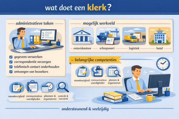 Alles over het beroep klerk Wat doet een klerk